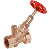 Globe valve Series: 190 02 Type: 2409KB Bronze/EPDM Fixed disc Free-flow KIWA PN16 Internal thread (BSPP) 1/2" (15)